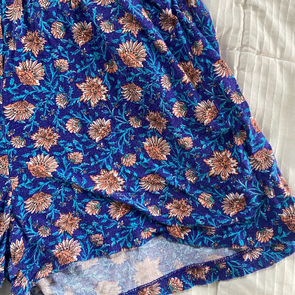 H&M Blue Floral Romper